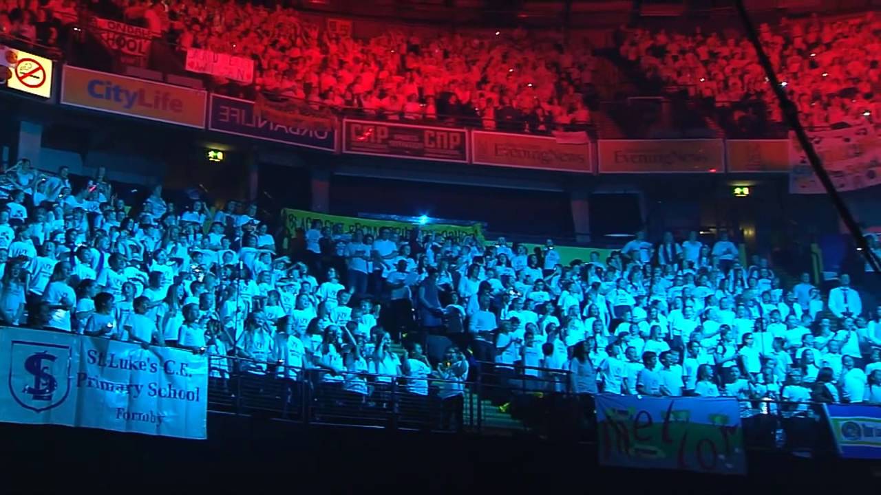 Young Voices Pop Medley Manchester Arena 17th January 2013