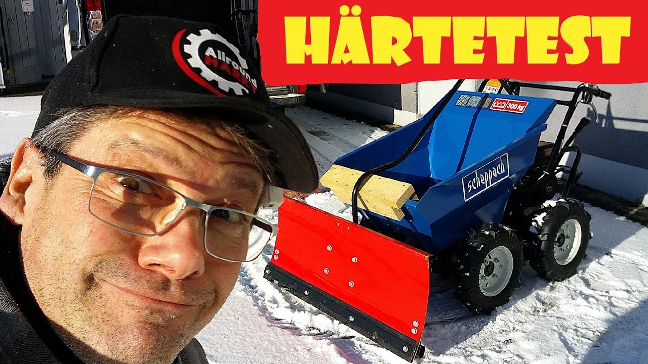 SCHEPPACH DUMPER SCHNEERÄUMER @FrüchtlHarry @scheppachgermany 