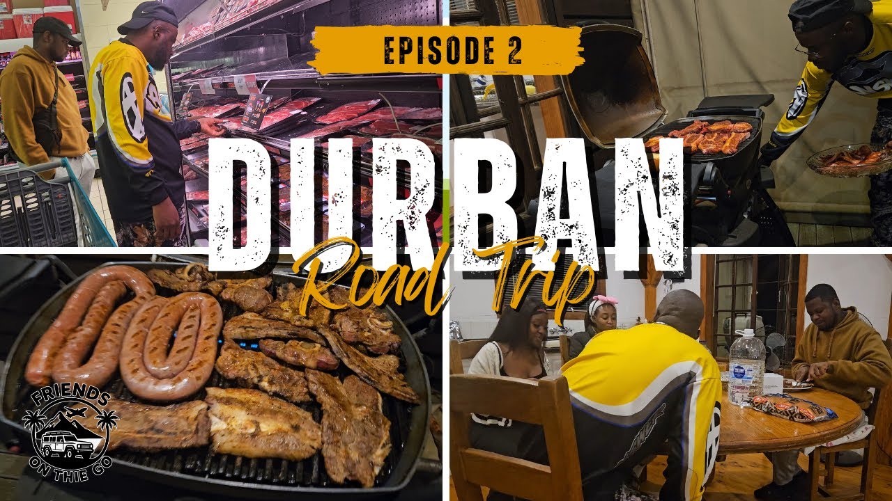 EP 2 | Durban Road Trip | Day 1: Grocery Shopping, Cabin Airbnb Settling In, Braai and Dine