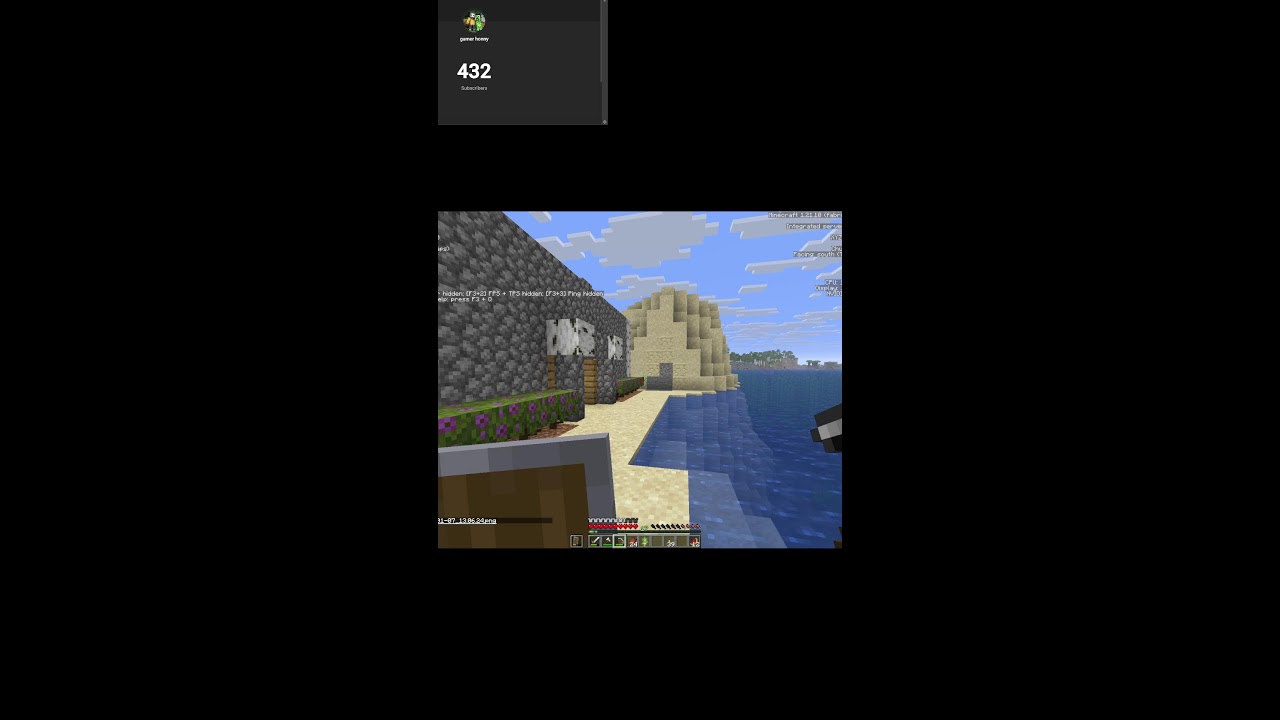 Minecraft live stream