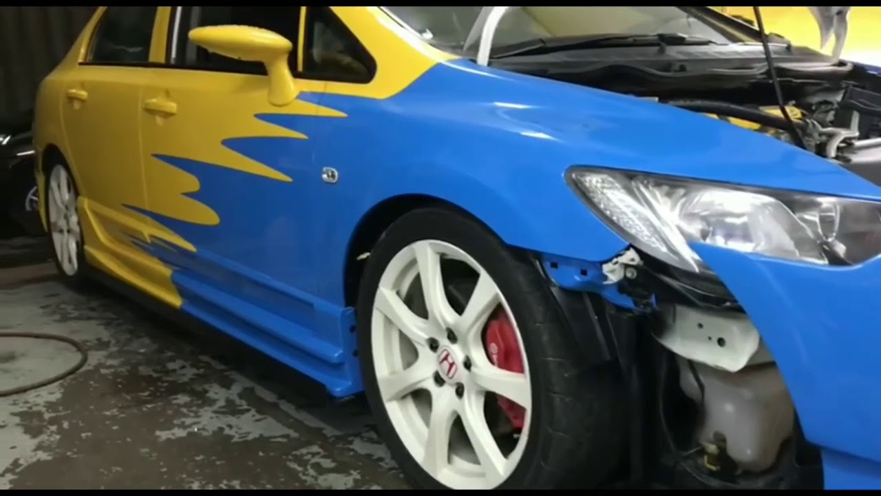 Spoon civic fd2r concept usdm build in 10minutes!