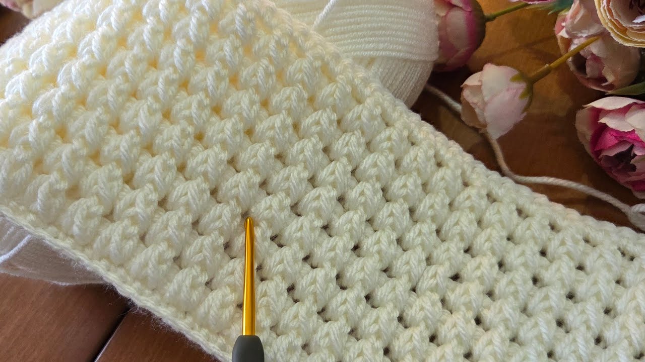 VERY STYLISH Crochet⭐️VERY EASY tutorial video for beginners!! Pattern for babyblanket shawl,vest...
