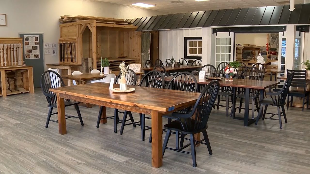 Mass. company creates custom tables from reclaimed antique wood