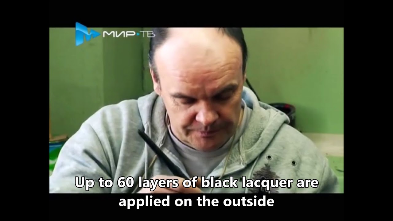 The making of Russian Lacquer boxes 7mins