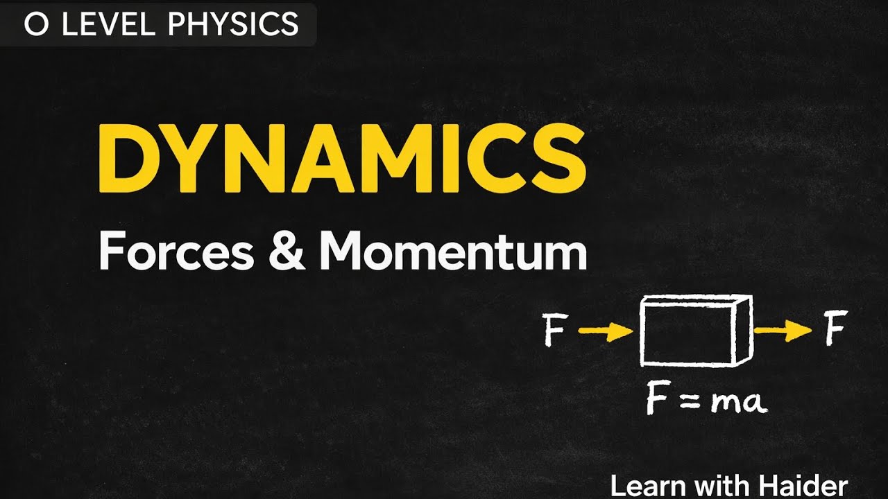 Dynamics (Forces & Momentum) – Full Chapter Overview | O Level Physics
