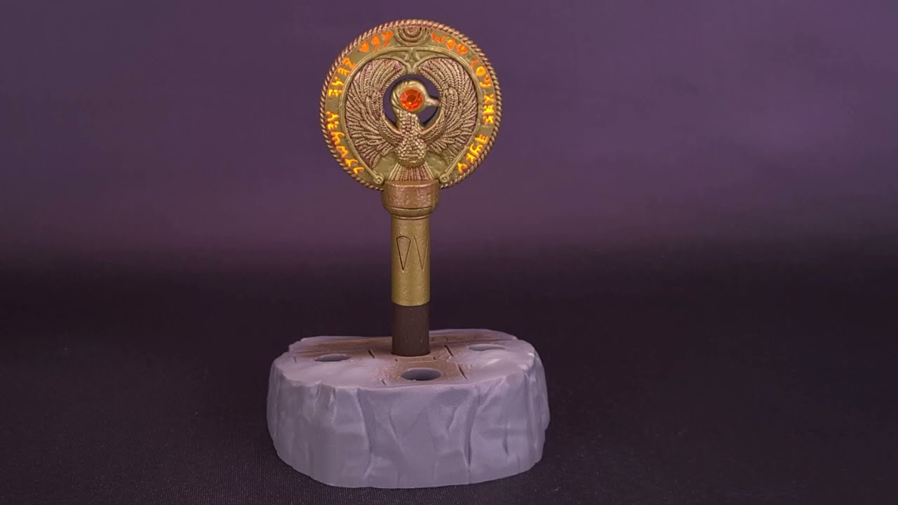 Hasbro Indiana Jones Adventure Series Raiders of the Lost Ark Staff of Ra Headpiece Replica
