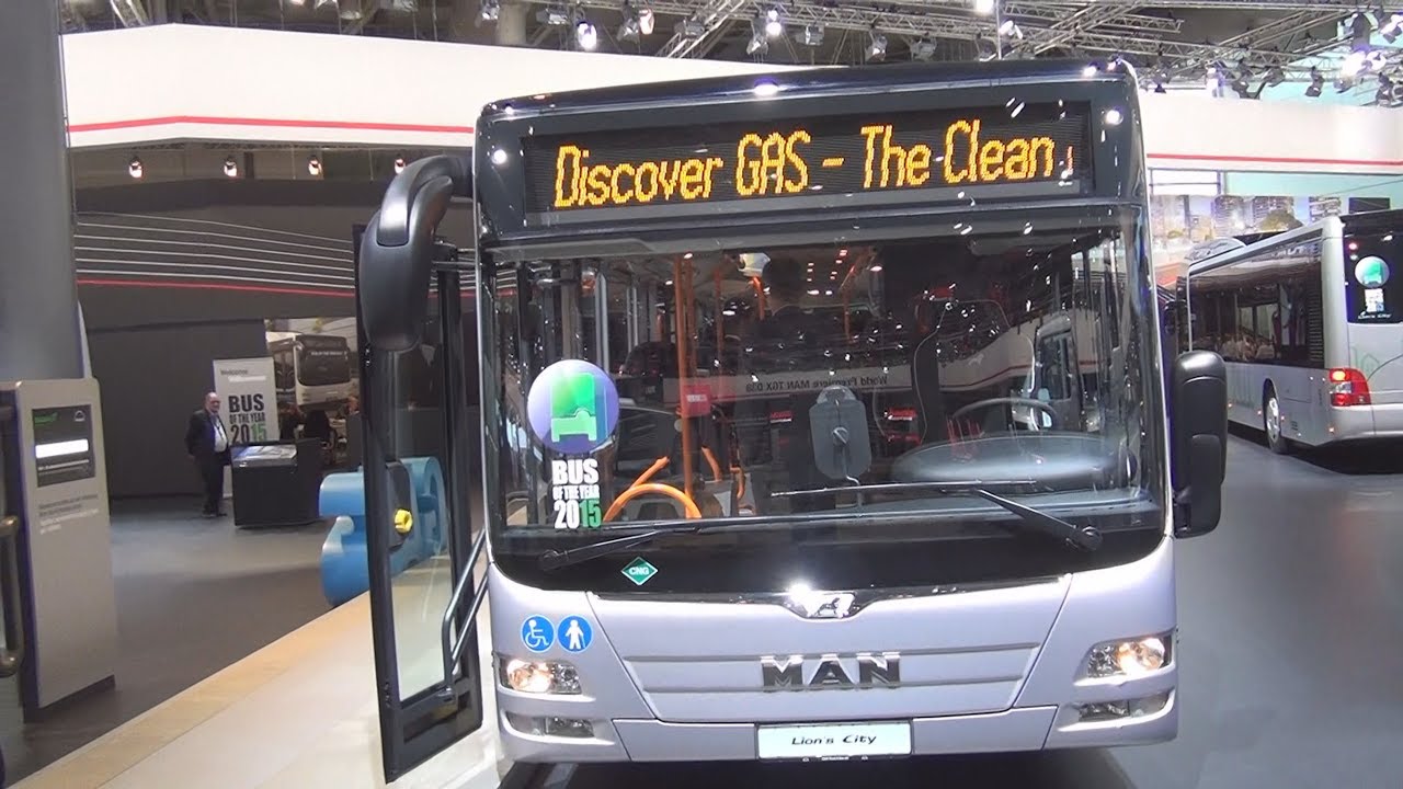 MAN Lion's City L LE CNG Bus Exterior and Interior