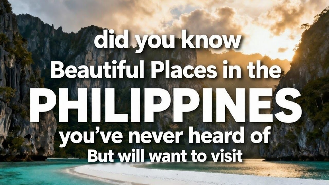 DID YOU KNOW? That there are beautiful  places in the Philippines you've probably never heard of!