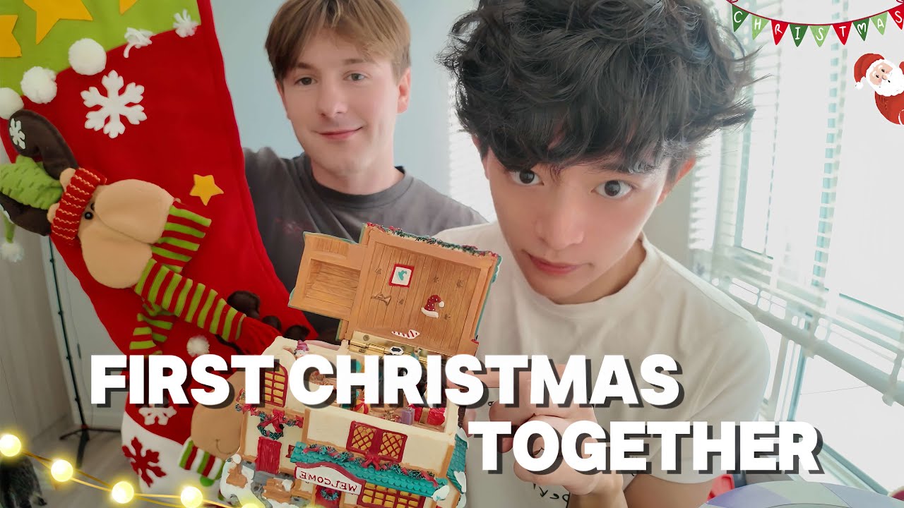 Our First Christmas Together! *cozy christmas vlog🌲* (gay couple vlogmas)