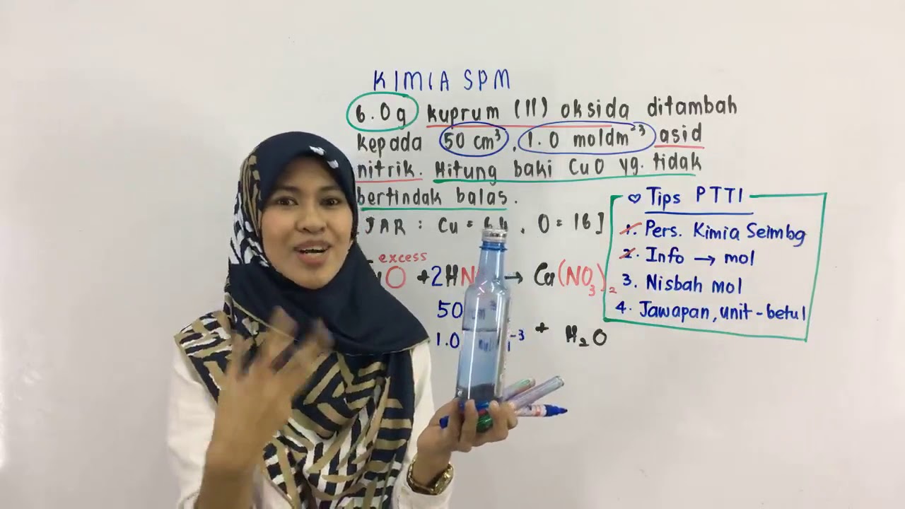 PTTI KIMIA SPM : Pengiraan mol oleh cikgu fana