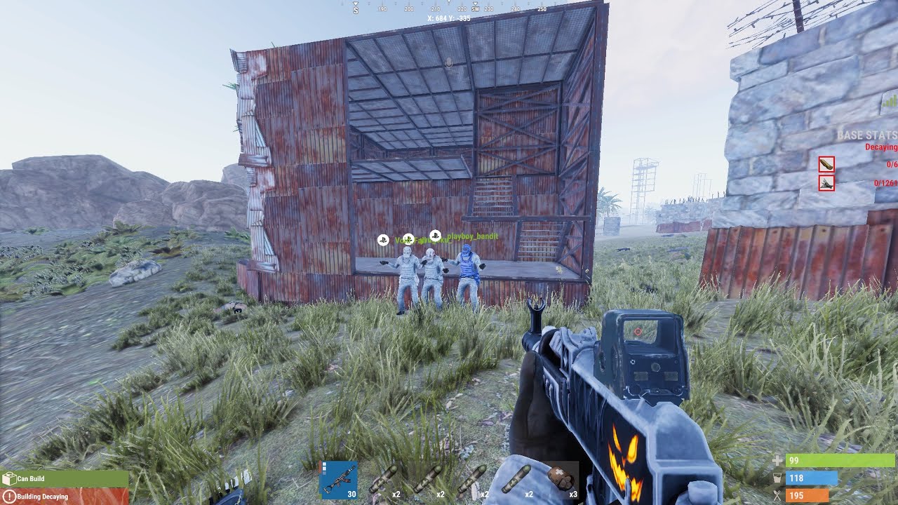 Rust Console: Defending a merge Raid at 5am