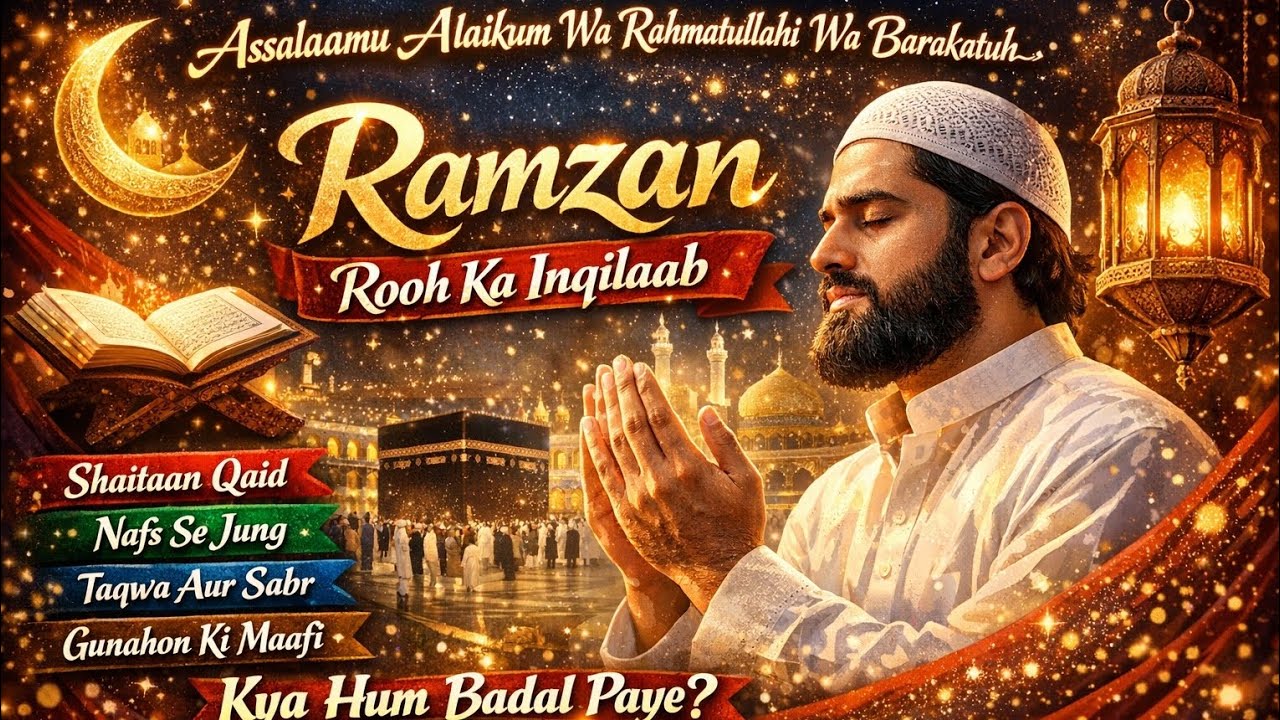Ramzan 2026 Special Bayan | Rooh Ka Inqilaab 🤲 | Kya Hum Badal Paye? | Emotional Islamic Reminder