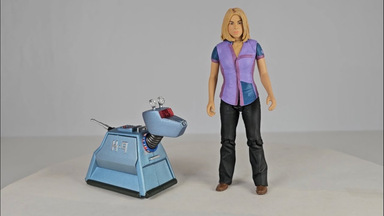 Underground Toys Doctor Who K-9 And Rose Tyler Figures