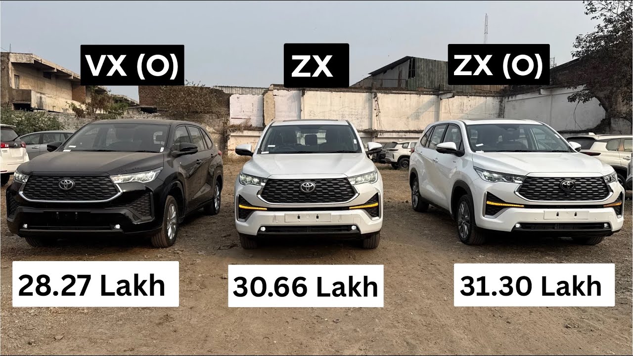 New Innova Hycross 2026 Updated 🔥VX (O) Vs ZX Vs ZX (O) all variants Comparsion #innovahycross 