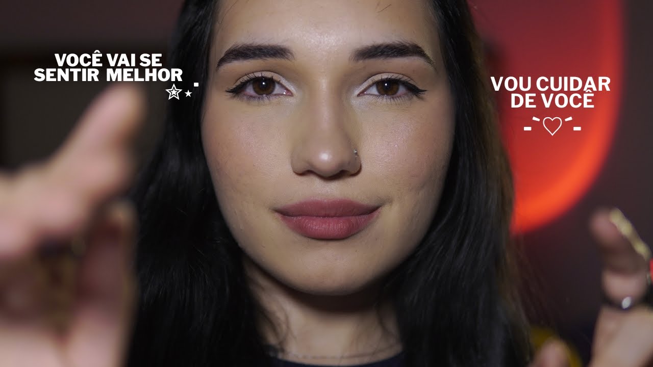 Assista esse ASMR quando se sentir triste e ansioso | Carinho, Atenção Pessoal, Massagem...⭐️✮⋆˙