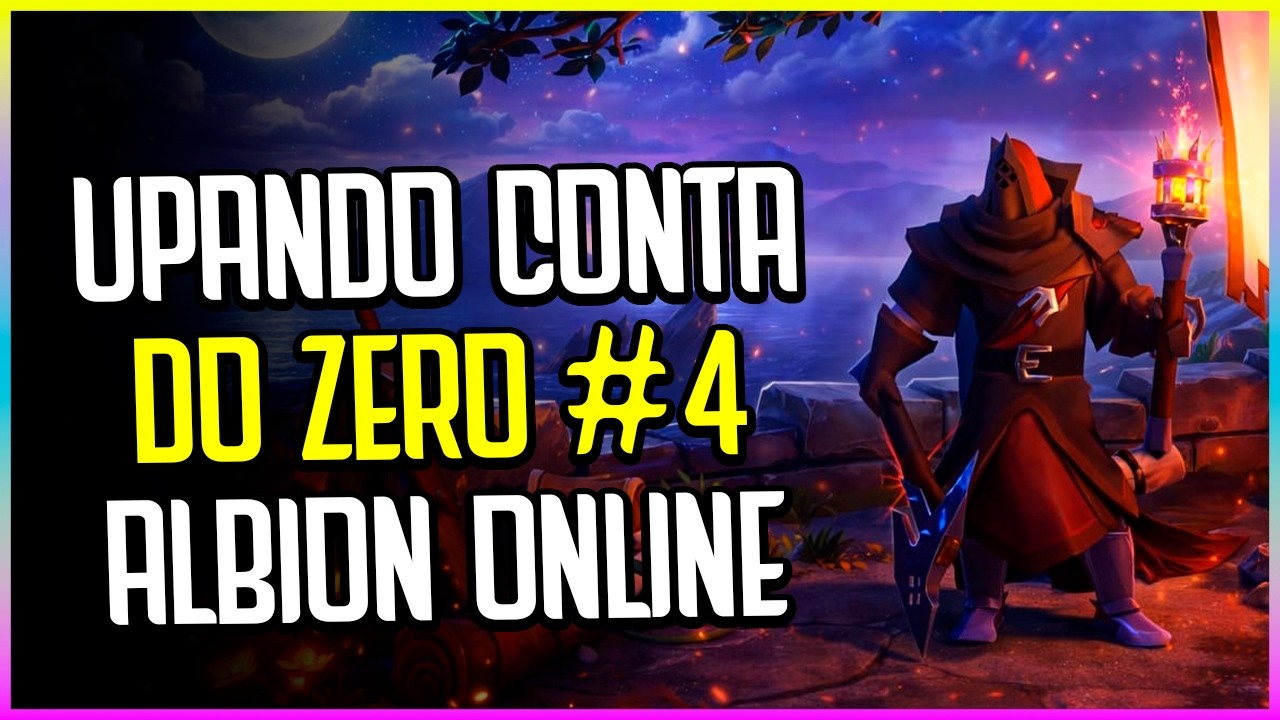 UPANDO CONTA DO ZERO NO ALBION ONLINE EM 2026 #04!! VALE  A PENA BAÚ SOLO NAS ESTRADAS AVALONIANAS?