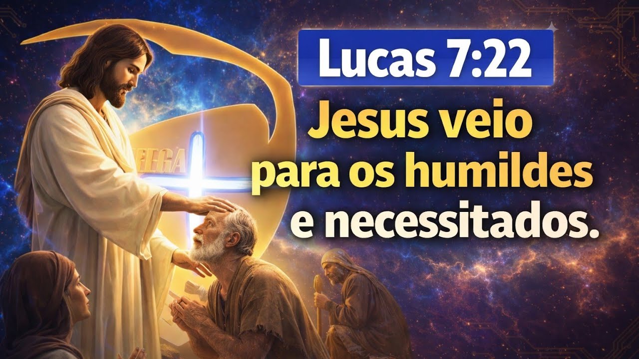 LUCAS 07:22 – JESUS VEIO PARA OS NECESSITADOS E HUMILDES - # Jesus come for the humble and needy.