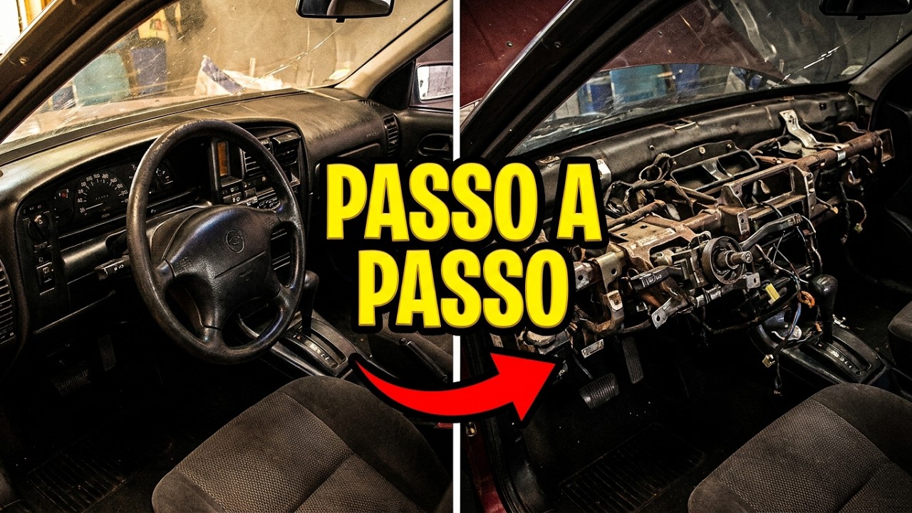 DESMONTANDO O PAINEL ( TABELIER ) DO OMEGA PASSO A PASSO - U.T.I do Omega