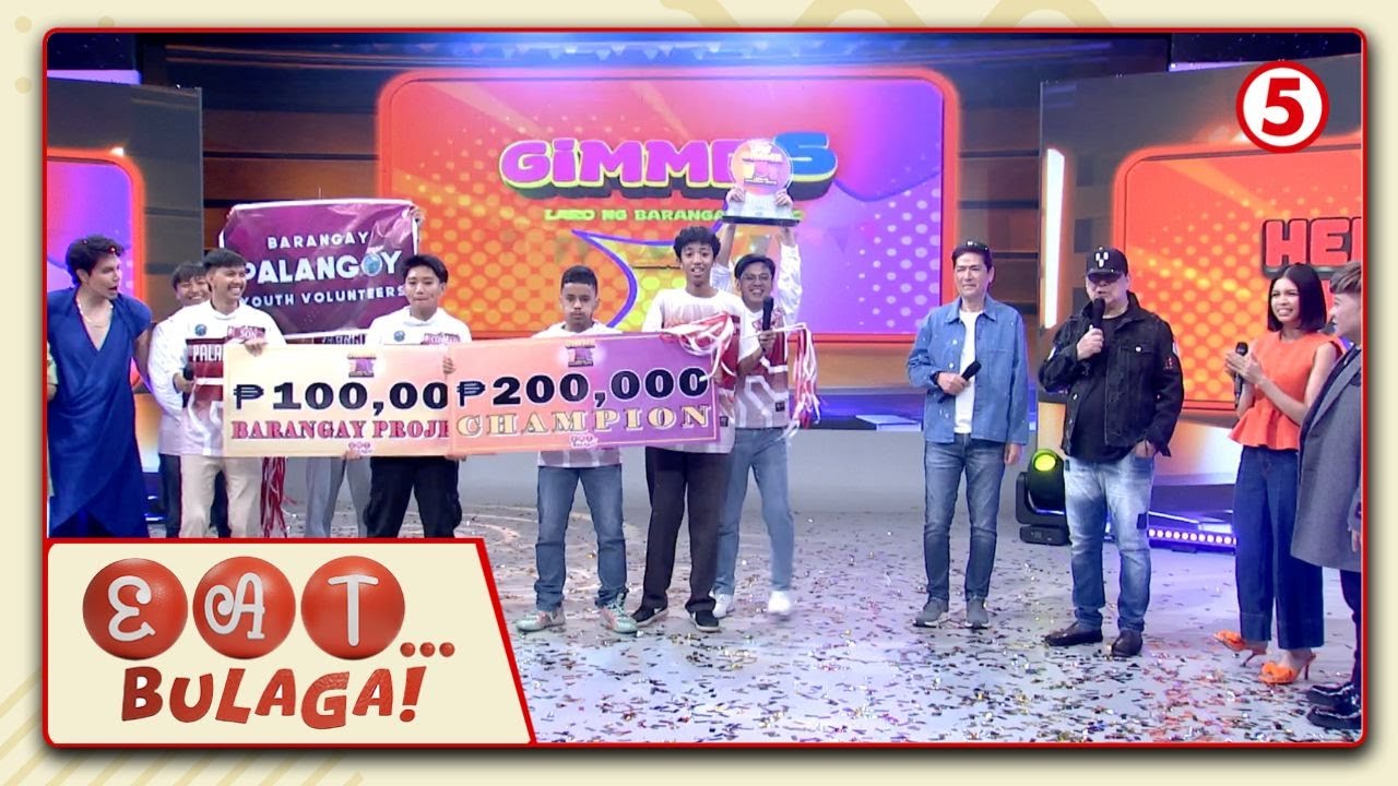 EAT BULAGA | Champion ang Brgy. Palangoy sa ‘Gimme 5: Laro ng Barangay Henyo!’