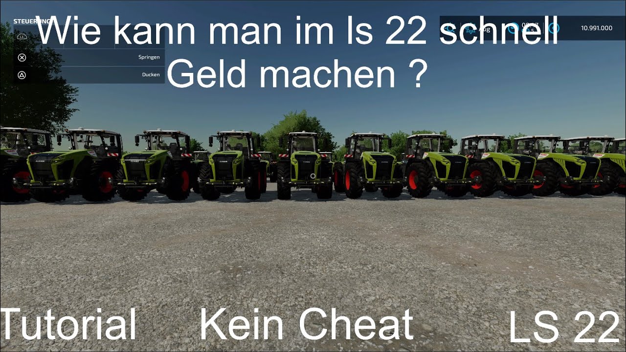 Wie kann man im Ls 22 Geld machen? PS4/PS5/PC/XBOX. Tutorial/Einfach ohne cheaten!