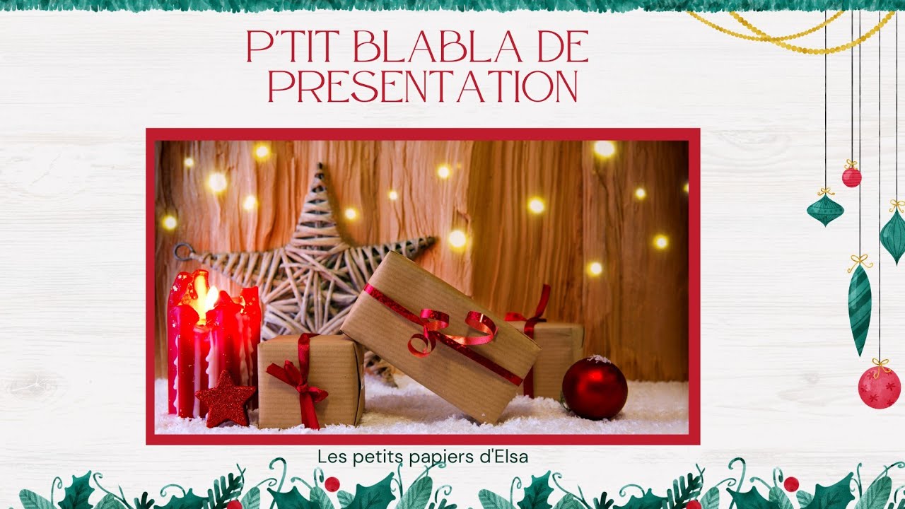 {xmasvlog} Journal de Noël de A à Z n°1 - Blabla de présentation