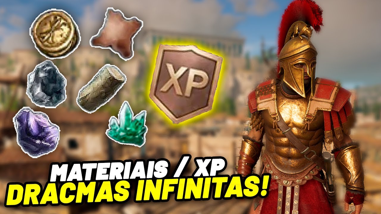 Como conseguir MATERIAIS e EVOLUIR de NÍVEL RÁPIDO e FÁCIL no ASSASSIN'S CREED ODYSSEY