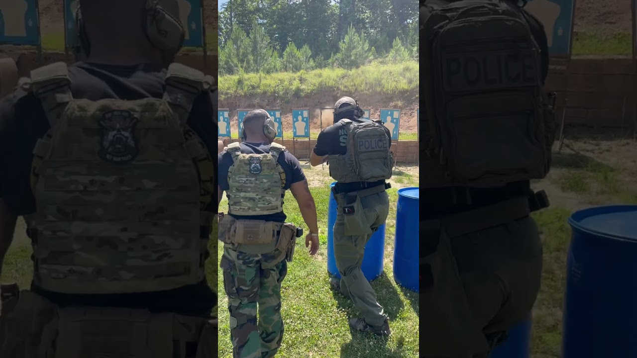 Teaching SWAT operators how to shoot on the move! Come train with us www.cetsusa.com. #swat #police