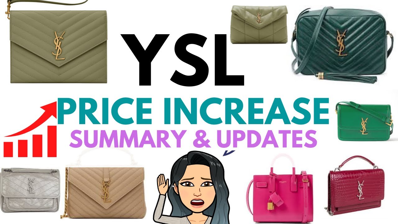 YSL Saint Laurent PRICE INCREASE  📈📈   - SUMMARY AND UPDATES 2022