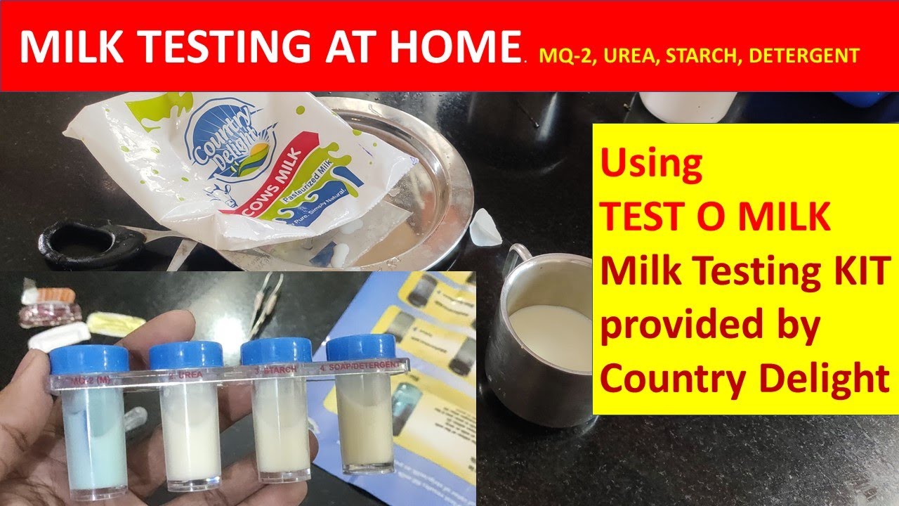 Milk testing at home | Using Country delight milk testing kit