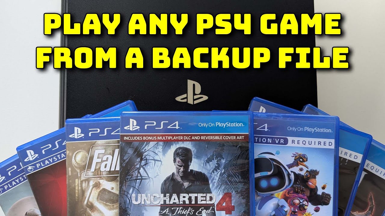Install and play any PS4 game from a backup file using GoldHEN - Games, updates and DLCs