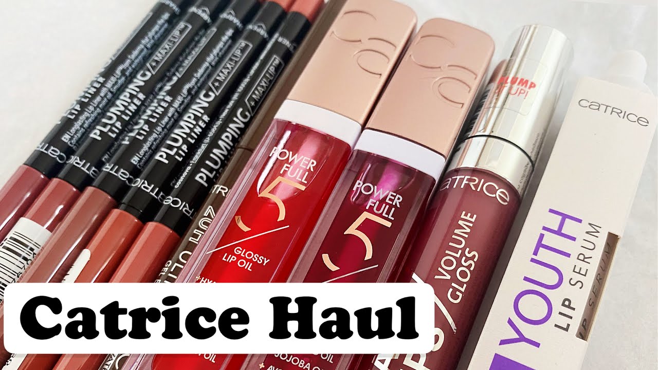 Catrice Cosmetics Haul | Lip liners and lip glosses | Swatches