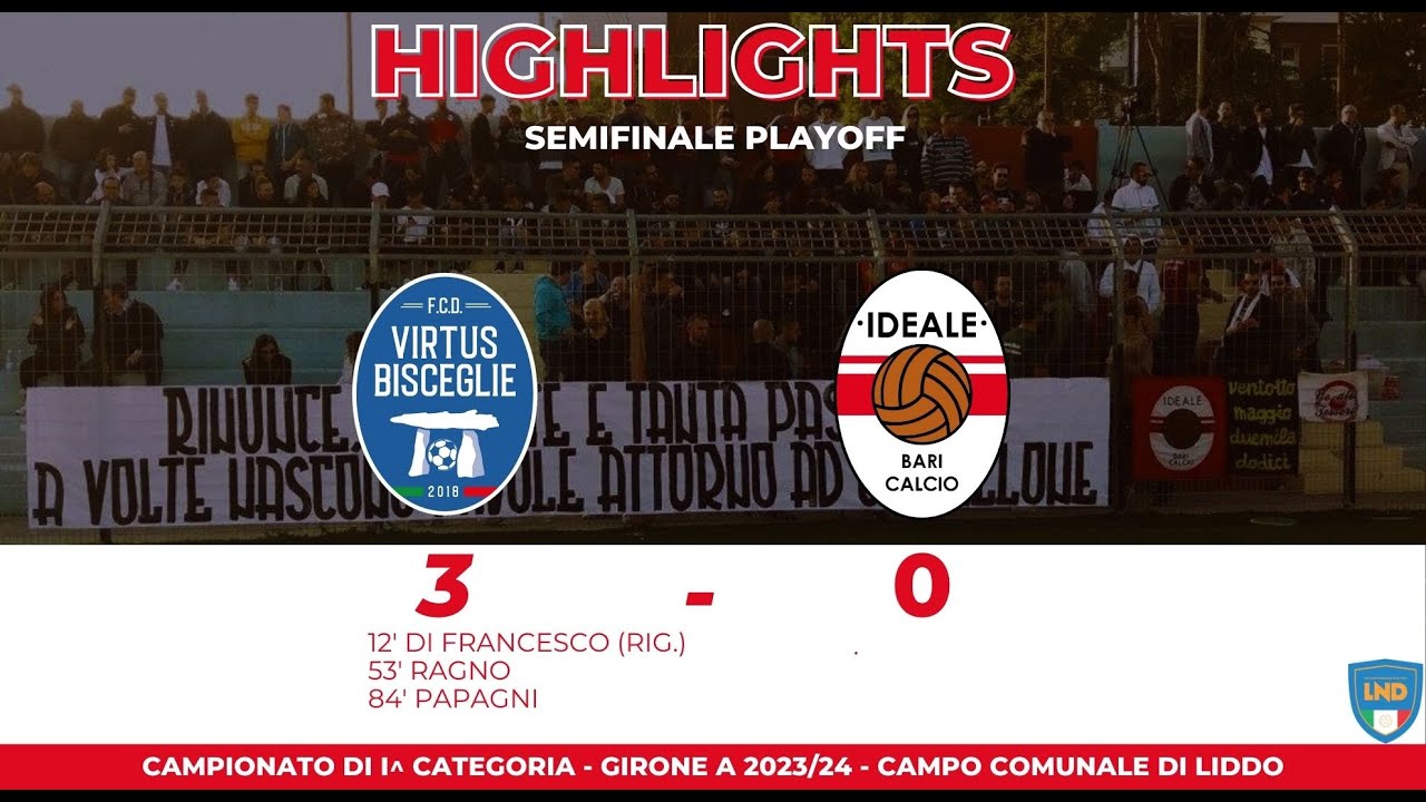 VIRTUS BISCEGLIE 3 - 0 IDEALE BARI