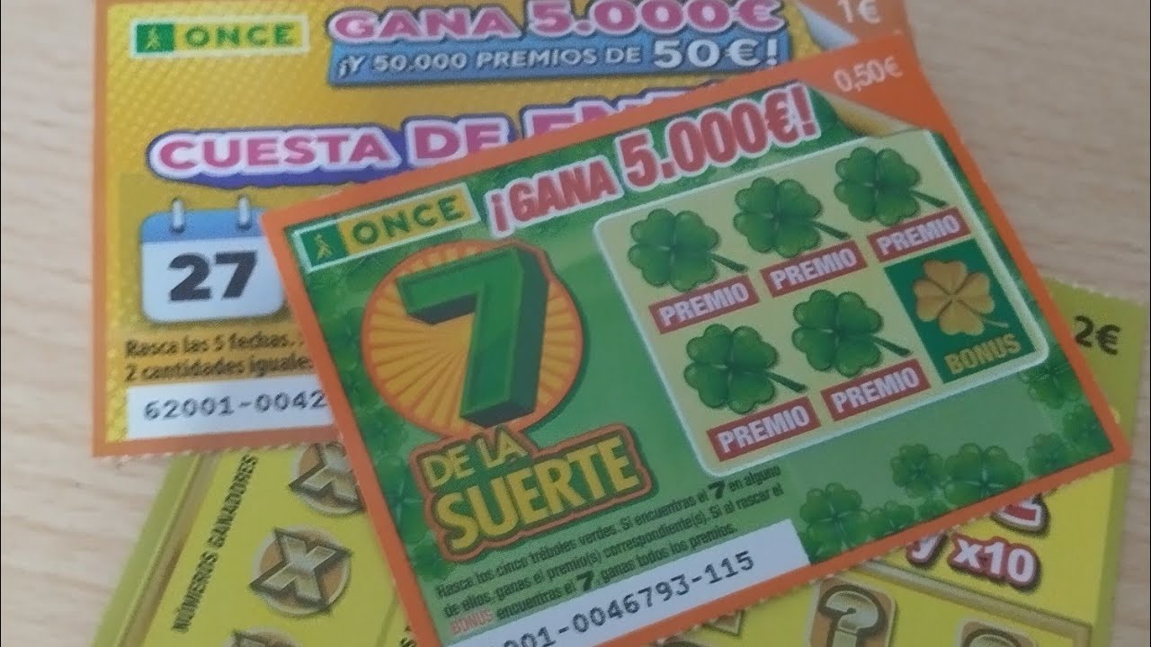 Rascando 3 rascas de la ONCE con premio! #rascasdelaonce #once #rascas 