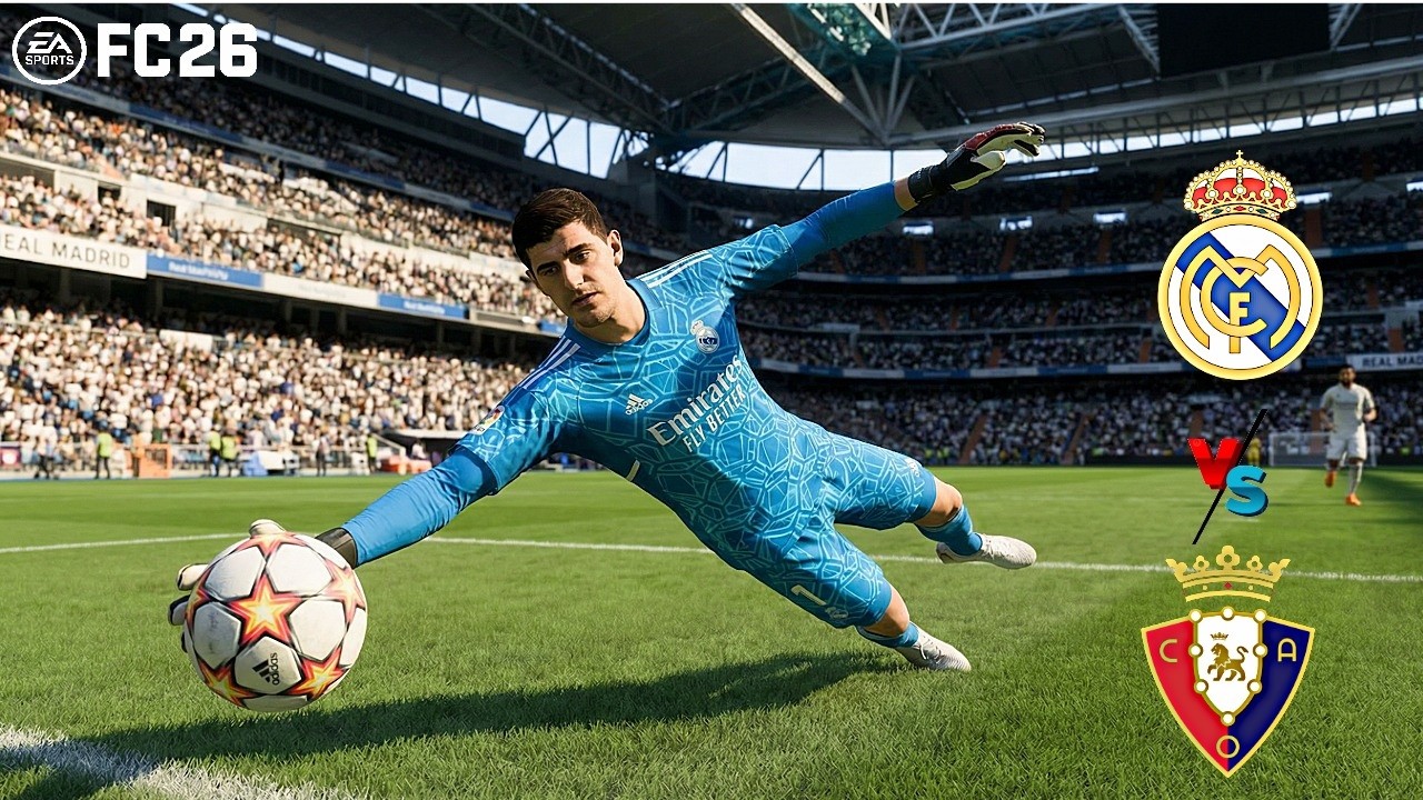Real Madrid vs Osasuna | FC 26 Next-Gen Football Gameplay
