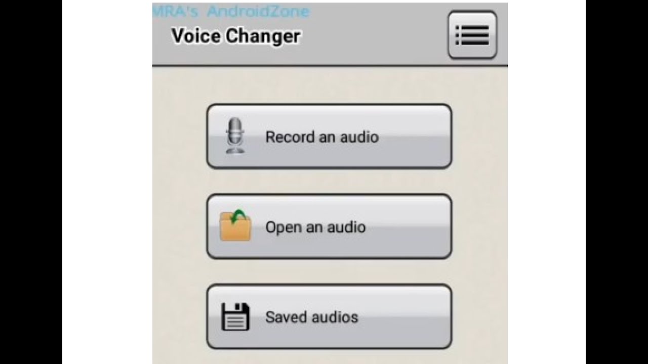 Voice Changer (by AndroidRock)- Recommended App #26 APP