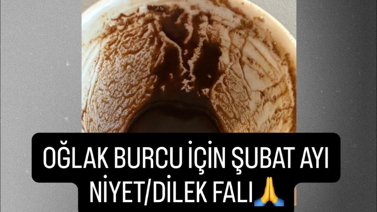 OĞLAK BURCU İÇİN ŞUBAT AYINA ÖZEL NİYET/DİLEK FALI 🙏#oğlakburcu #kahvefalı #fal #tarot #şubat 