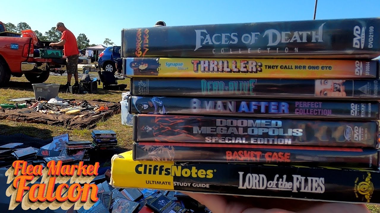 Rare Horror + Anime DVDs at the flea market!