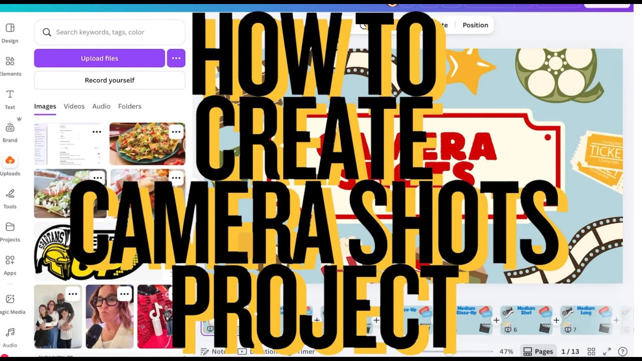 How to Complete Camera Shots Project