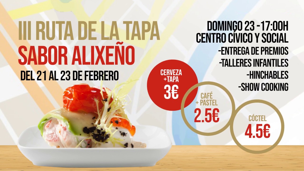 III Ruta de la Tapa 'Sabor alixeño'