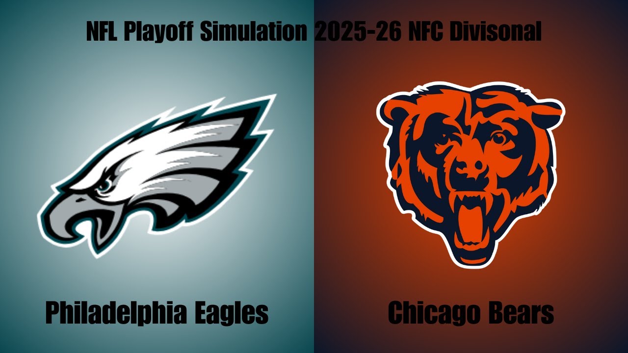 NFL Playoff Simulation 2025-26 Divisional - Philadelphia Eagles vs. Chicago Bears