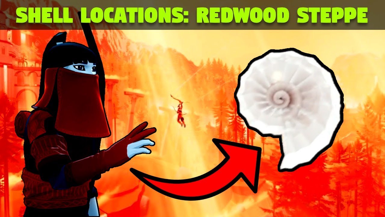 The Pathless | Shell Locations | Redwood Steppe