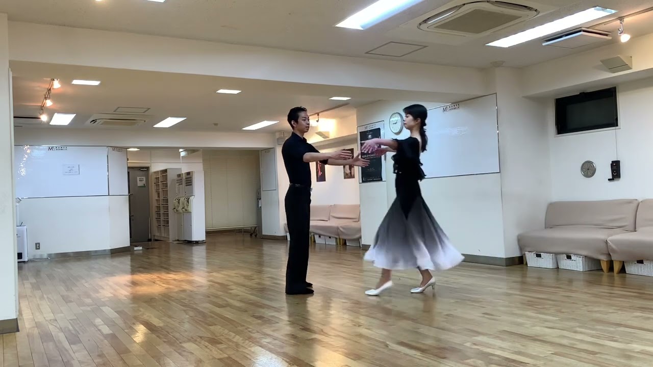 【クイックステップ】　 山上&岩坪組　ナチュラルターン〜スピン〜ティプシーシャッセ
