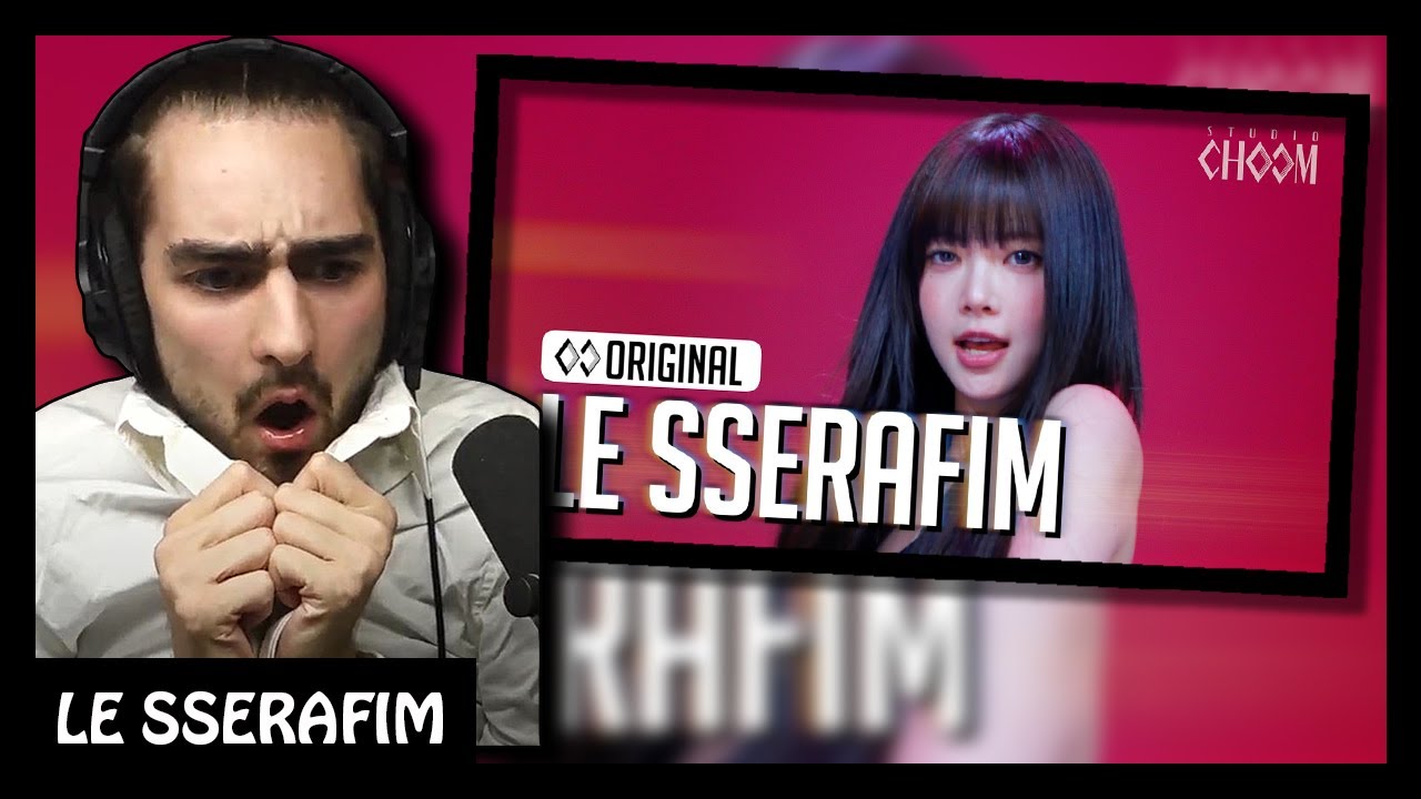 Reacting to LE SSERAFIM - Hot Studio Choom Performance