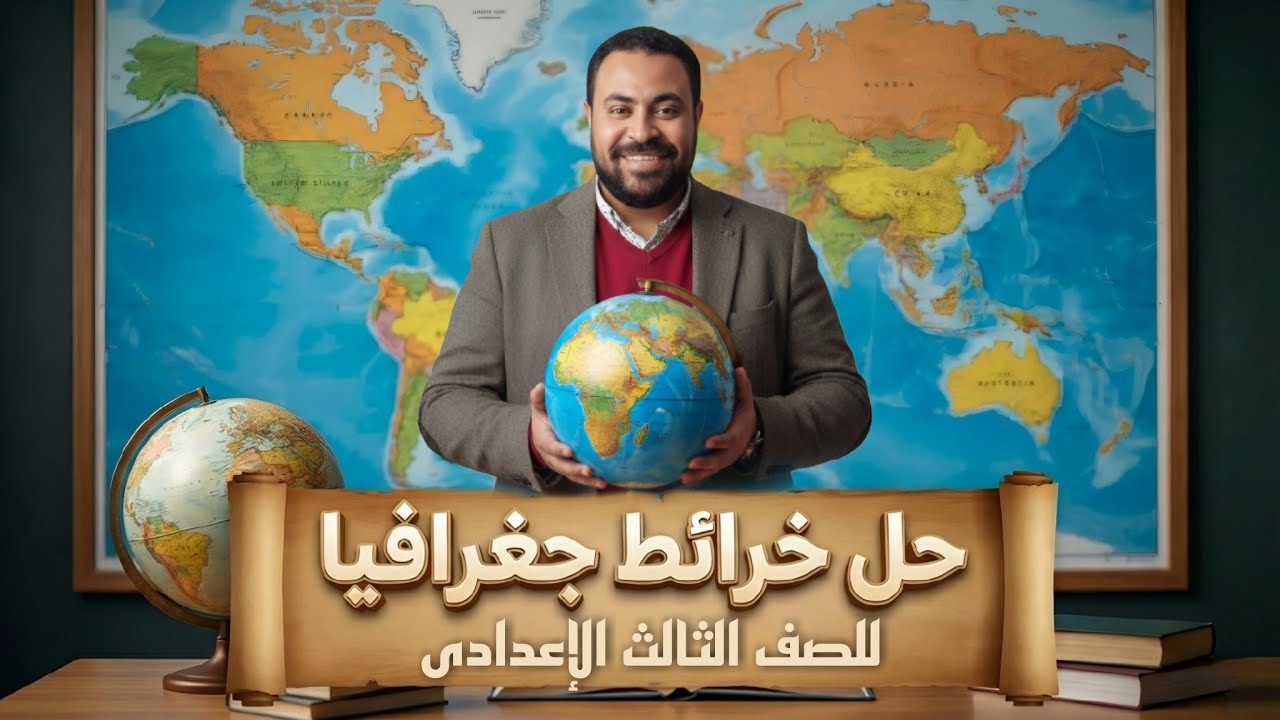مراجعه خرائط الصف الثالث الاعدادي | مراجعه دراسات الصف الثالث الاعدادي الترم الاول
