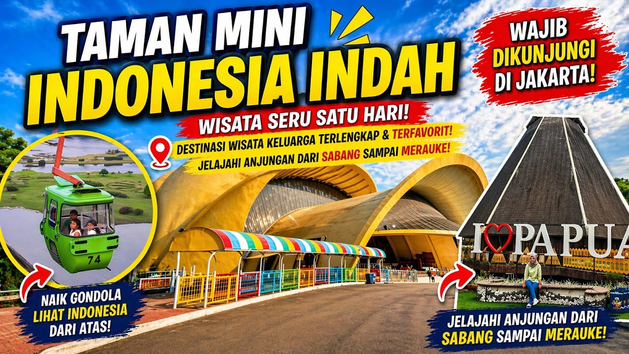 TAMAN MINI INDONESIA INDAH ( TMII ) 2025 // WISATA KELUARGA LEGENDARIS PENUH EDUKASI