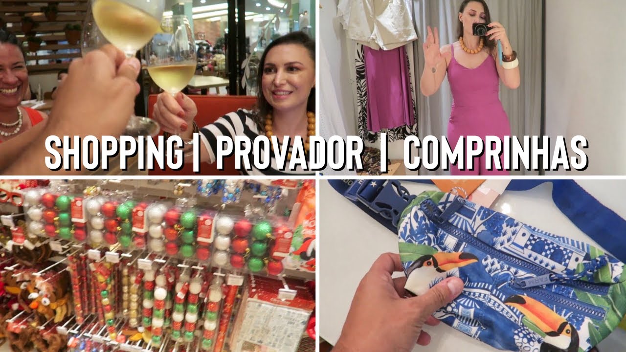 UM DIA NO SHOPPING COM A GENTE | GANHEI PRESENTES | COMPRINHAS | PROVADOR | DECORAÇÃO DE NATAL |