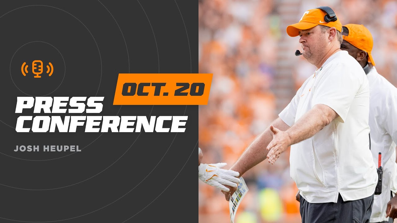Josh Heupel Press Conference (Oct. 20, 2025)