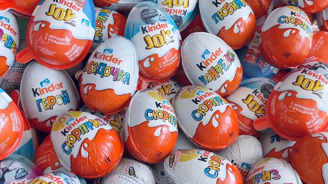 NEW! A LOT OF KINDER SURPRISE : EGGS TOY (KINDER JOY)