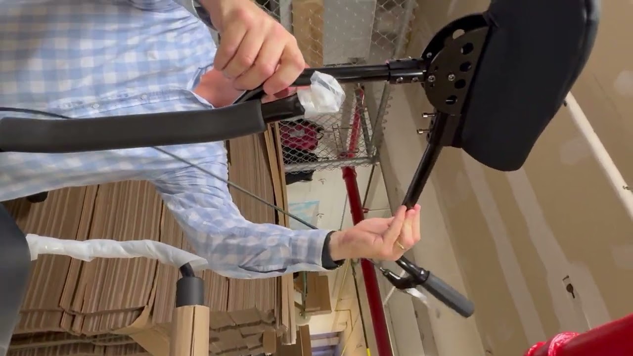 Setting up the Platform U step Neuro walker (new box)