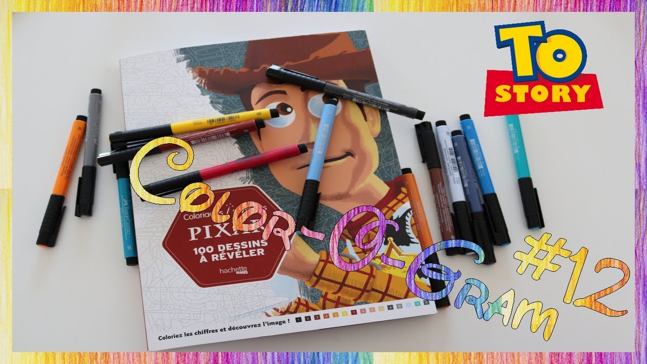 Color-O-Gram #12 - Coloriage Mystère Pixar